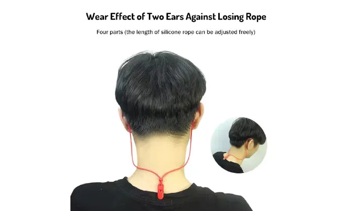 Silicone Anti-loss Lanyard for Hearing Aids