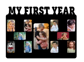 sleep nature's My First Year Personalized Creative Photo Frame for All Occasions (18 X 24 Inch)