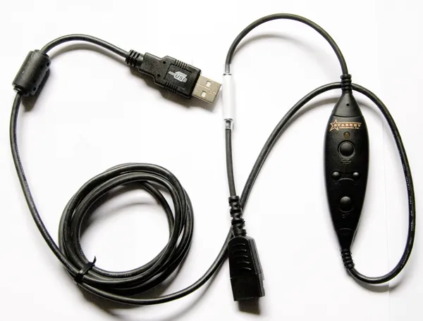 Starkey S135 USB PLT USB Cord for Plantronics QD Headsets