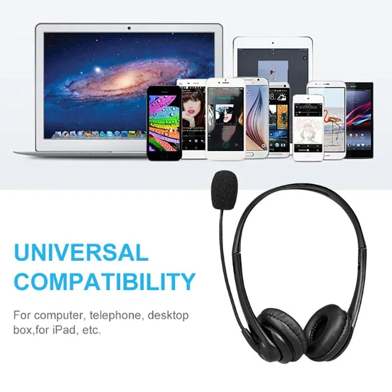Telephone Microphone Headset W/ Cable