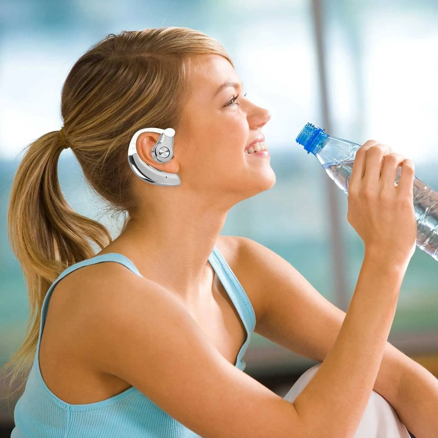 Wireless Earpiece Right with Mic Earhook