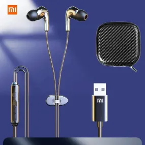 Xiaomi Wired Game Headphones MIJIA L01 Graphene Ceramic Earshells In-Ear 7.1 Surround Sound Headset Waterproof Earphones