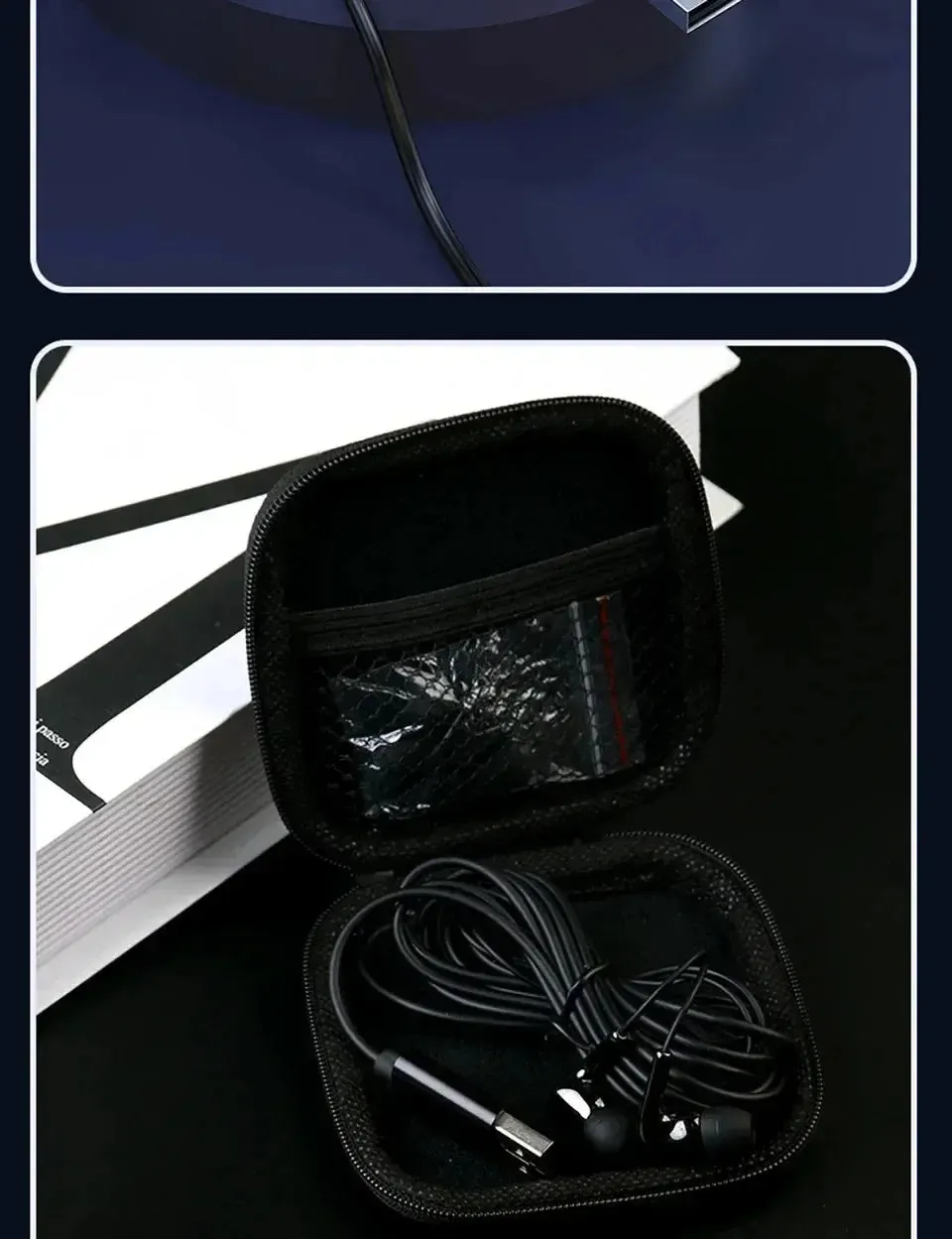 Xiaomi Wired Game Headphones MIJIA L01 Graphene Ceramic Earshells In-Ear 7.1 Surround Sound Headset Waterproof Earphones